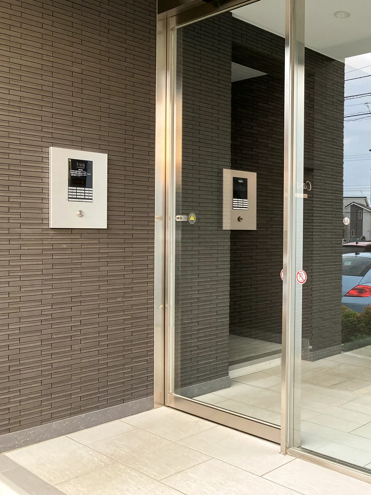 オートロックのエントランス設備